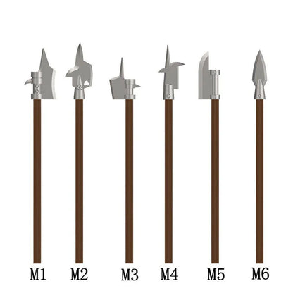 Medieval Military Building Blocks Parts – Castle Knights Weapons Accessories