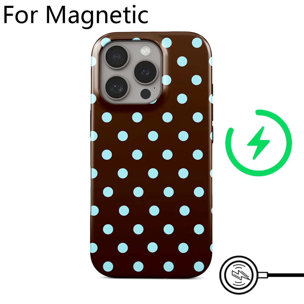 Y2K Small Polka Dots iPhone Case