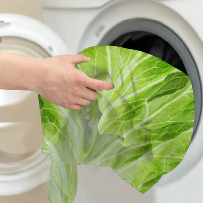 Cabbage Throw Blanket – Funny Novelty Lettuce Plush Blanket, 4 Sizes