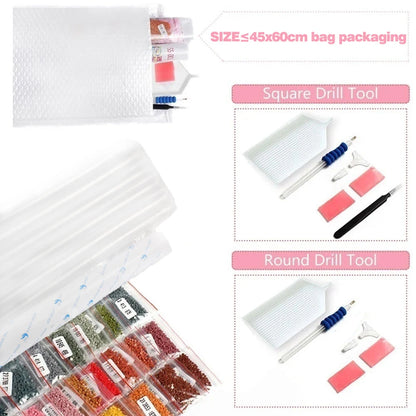 Custom Photo Diamond Painting Kit – Full Round & Square Drill