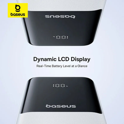 Baseus 20000mAh Power Bank – 22.5W PD Fast Charging with Built-In Cables