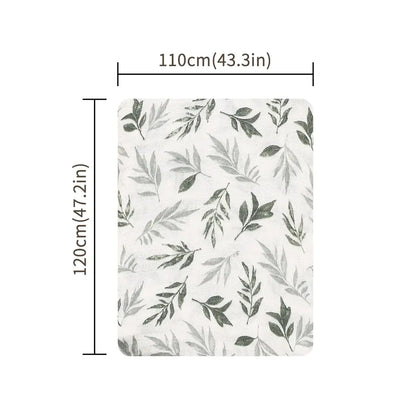 Muslin Swaddle Blanket 100% Cotton 2-Layer Baby Bath Towel Wrap