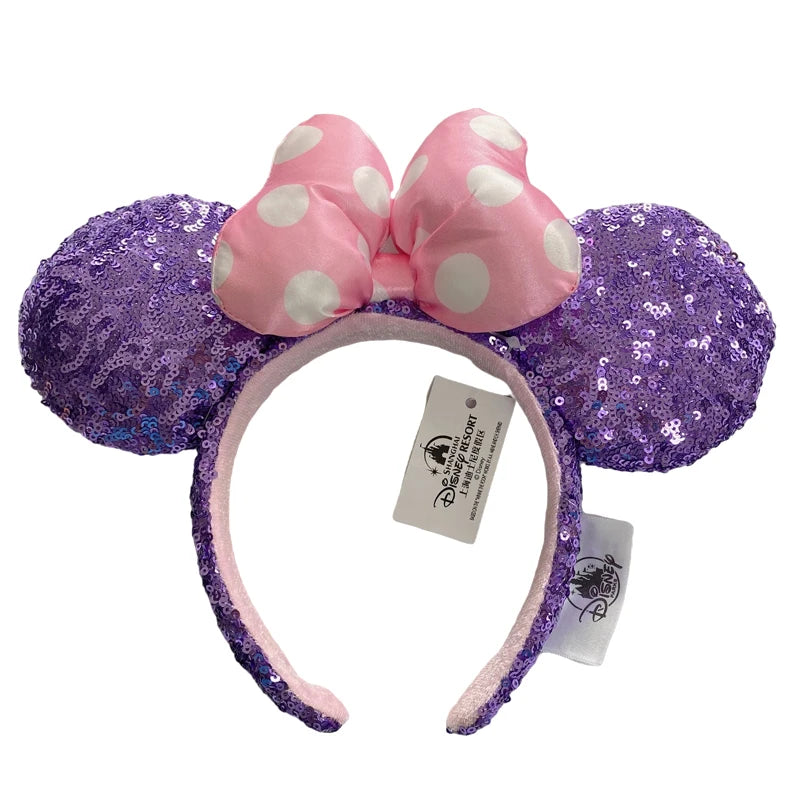 Disney Mickey Ears Headband – Sequin Minnie Cosplay Hairband