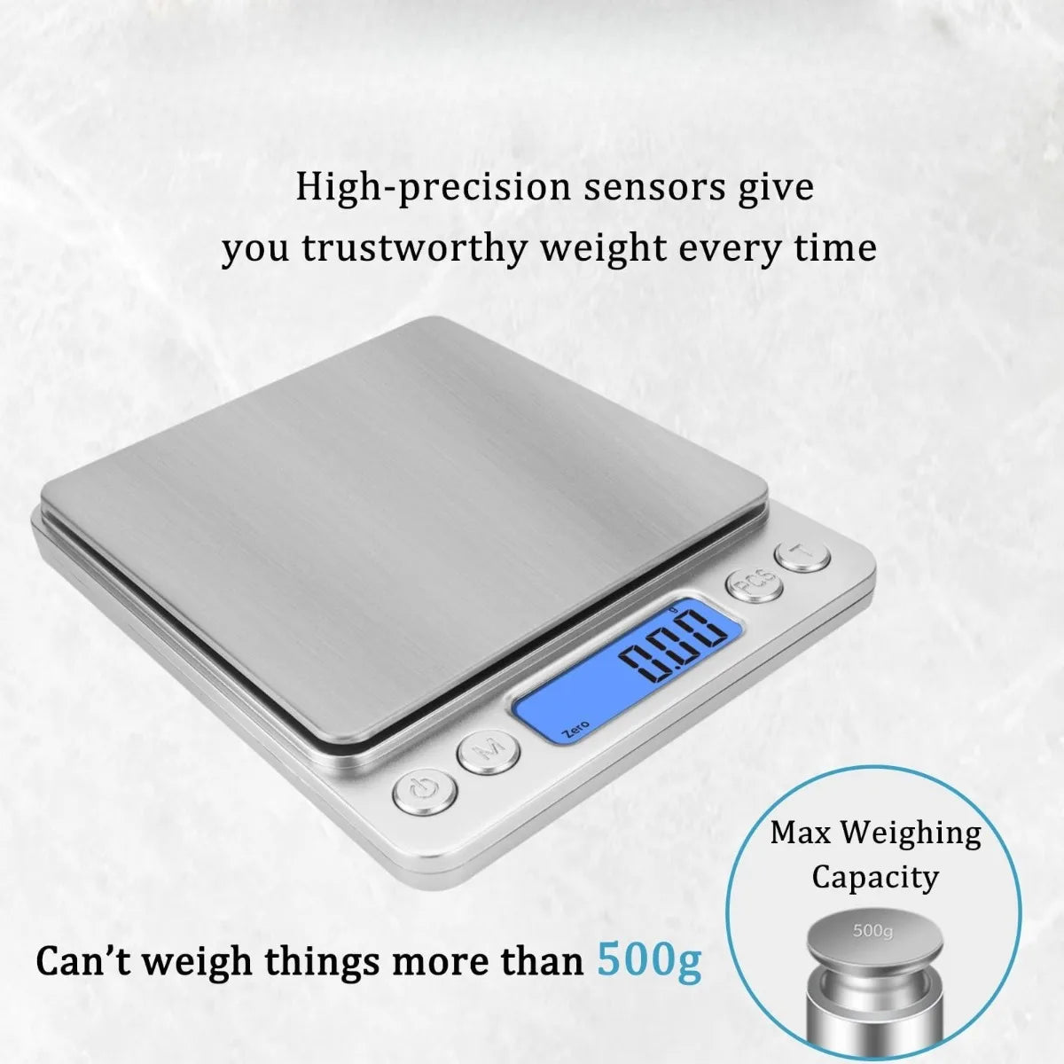 Digital Kitchen Scale – 3000g / 0.1g High Precision