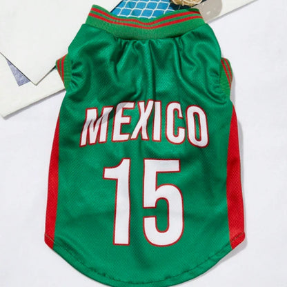 Dog Basketball Jersey – Breathable Mesh Sports Shirt for Dogs