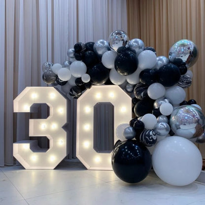Light-Up Marquee Number 0-9 | 28.7" LED Party Decoration