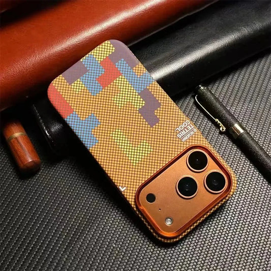 Magsafe Carbon Fiber Texture iPhone Case