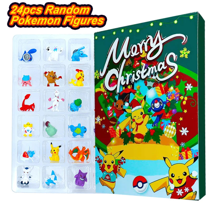 Pokémon Pikachu Bulbasaur Mini Figure Advent Calendar