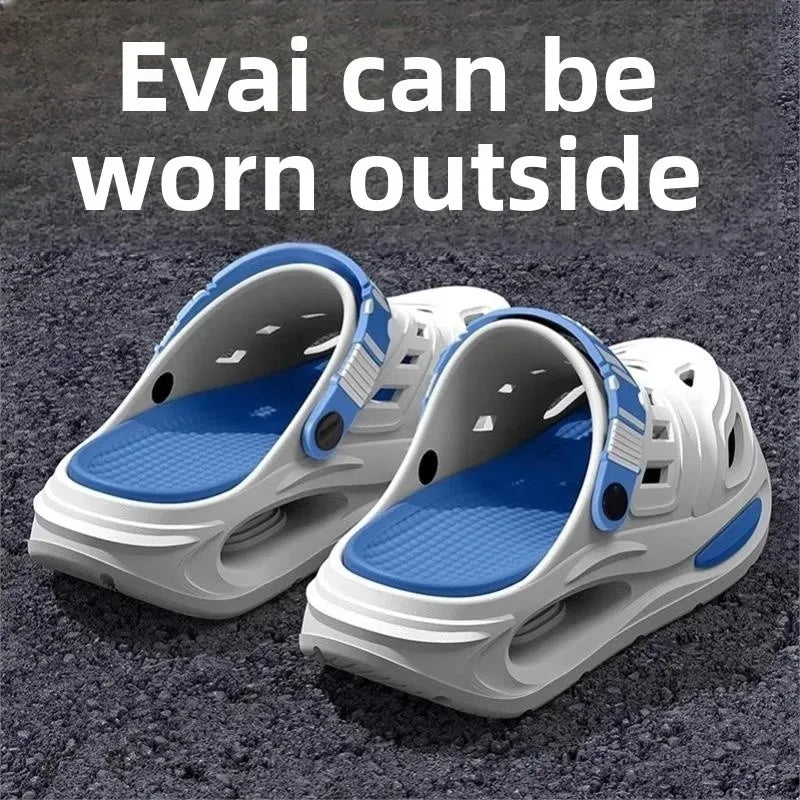 Men's EVA Outdoor Clog Sandals with Thick Anti-Slip Sole