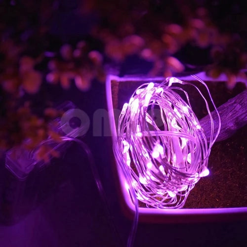 1m-30m 300led Strings Copper Wire 3xaa Battery Operated Christmas Wedding Party Decoration Led