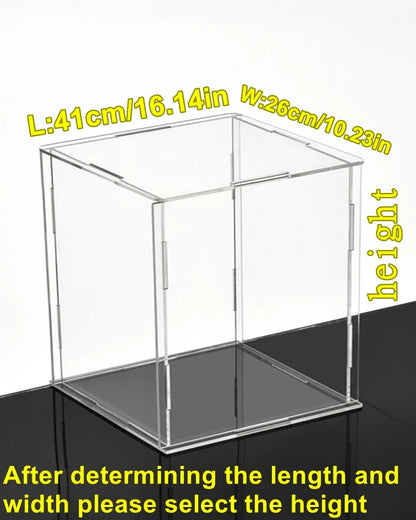 Clear Acrylic Display Box – Dustproof Protection Case