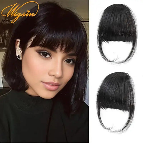 Clip-In Air Bangs Synthetic Hair Extension for Women