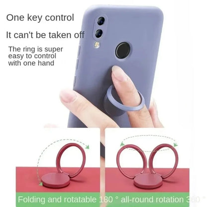 Ultra-Thin Phone Ring Holder 360° Rotating Finger Grip & Car Mount