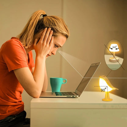 Bird LED Touch Lamp – 3-Level Dimmable Art Deco Night Light