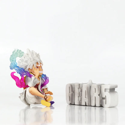 9CM One Piece Luffy Gear 5 Nika PVC Action Figure