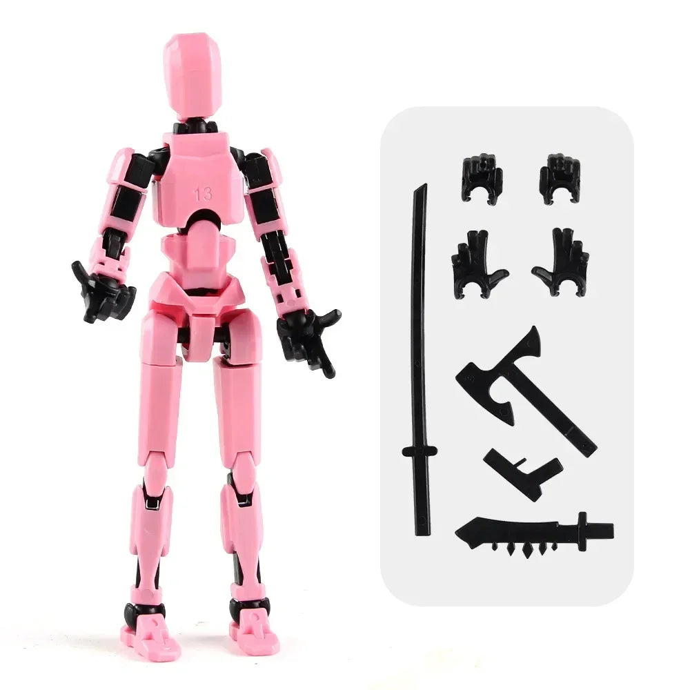 T13 Multi-Jointed Robot Dog Action Figure – Poseable Titan Mech Toy