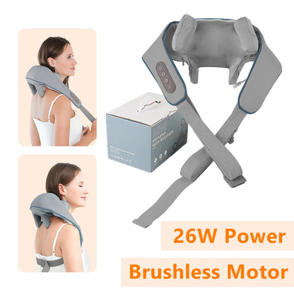 Neck & Shoulder Massager Shawl – Wireless Kneading Relief