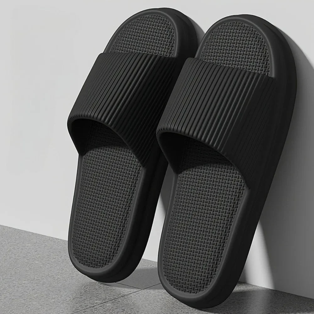 Soft EVA Slide Slippers – Anti-Slip Indoor Home Sandals for Men & Women