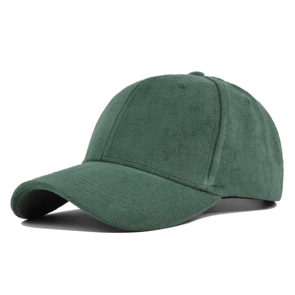 Solid Color Baseball Cap – Unisex Retro Adjustable Hat
