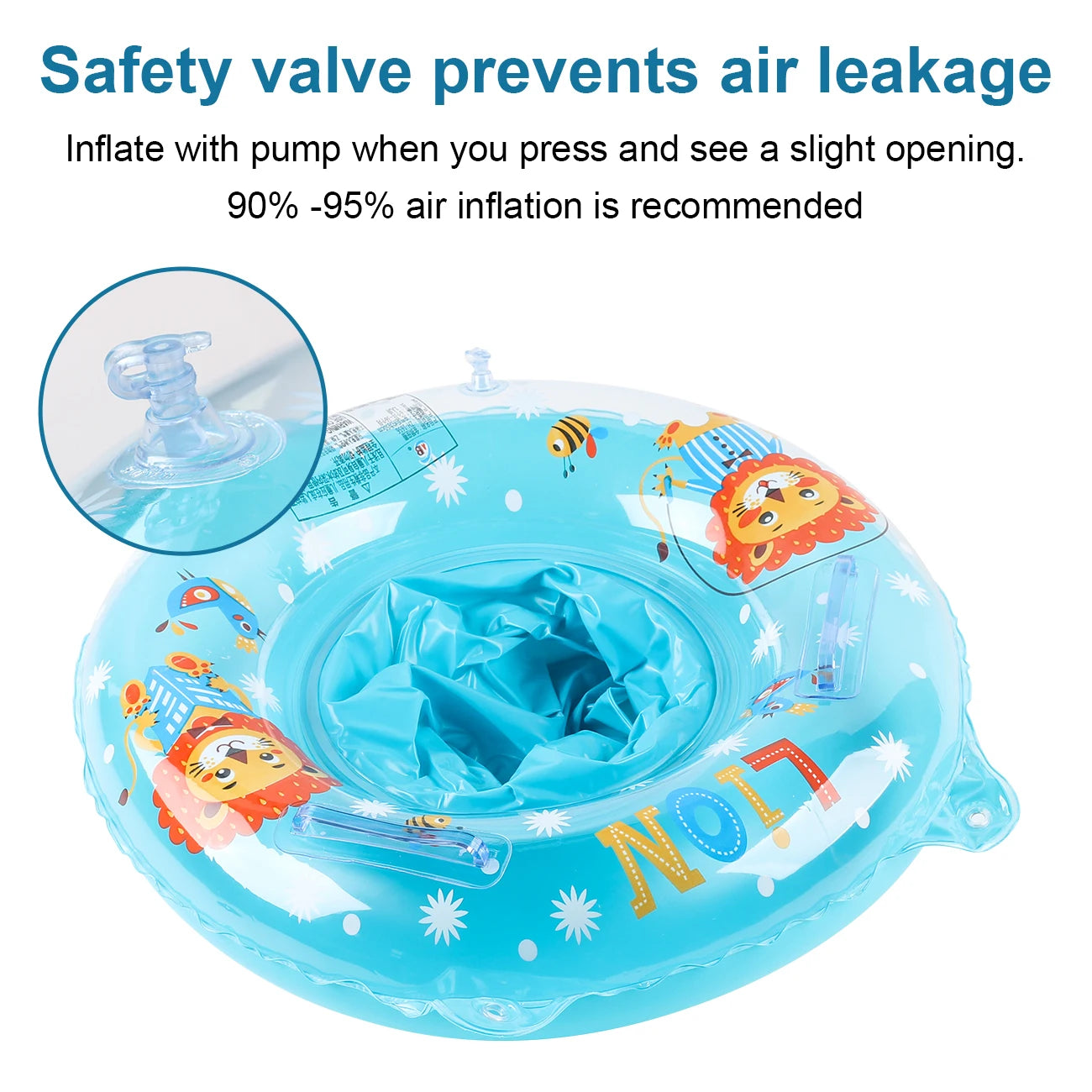Baby Pool Float Inflatable Swim Ring for Toddlers 3M–3Y