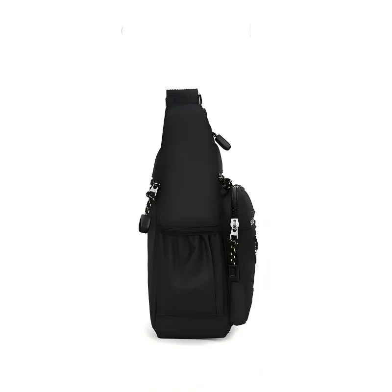 Men's Oxford Crossbody Bag – Large Capacity Multi-Pocket Shoulder Bag