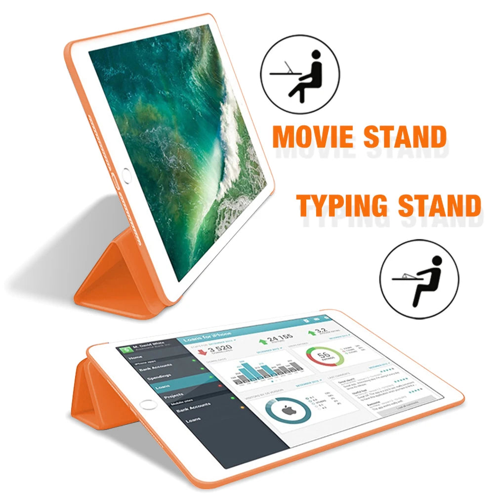Magnetic iPad Case – Smart Tri-Fold Cover for All Models
