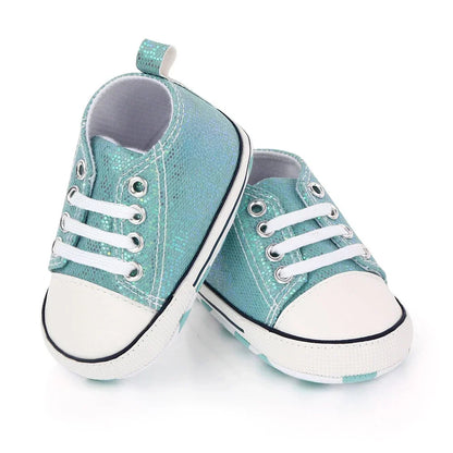 Baby Canvas Sneakers – Soft Sole First Walkers for Boys & Girls