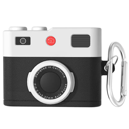 Retro Camera AirPods Pro 3 Case with Keychain & Cleaning Kit