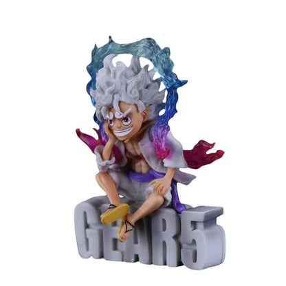 9CM One Piece Luffy Gear 5 Nika PVC Action Figure