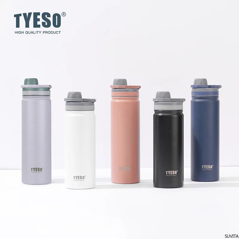 Tyeso Vacuum Insulated Stainless Steel Water Bottle | 17.9oz & 25.4oz