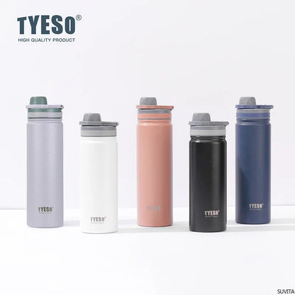 Tyeso Vacuum Insulated Stainless Steel Water Bottle | 17.9oz & 25.4oz