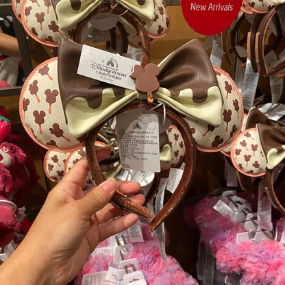 Disney Minnie Mouse Ears Headband – Plush Bow for Adults & Kids