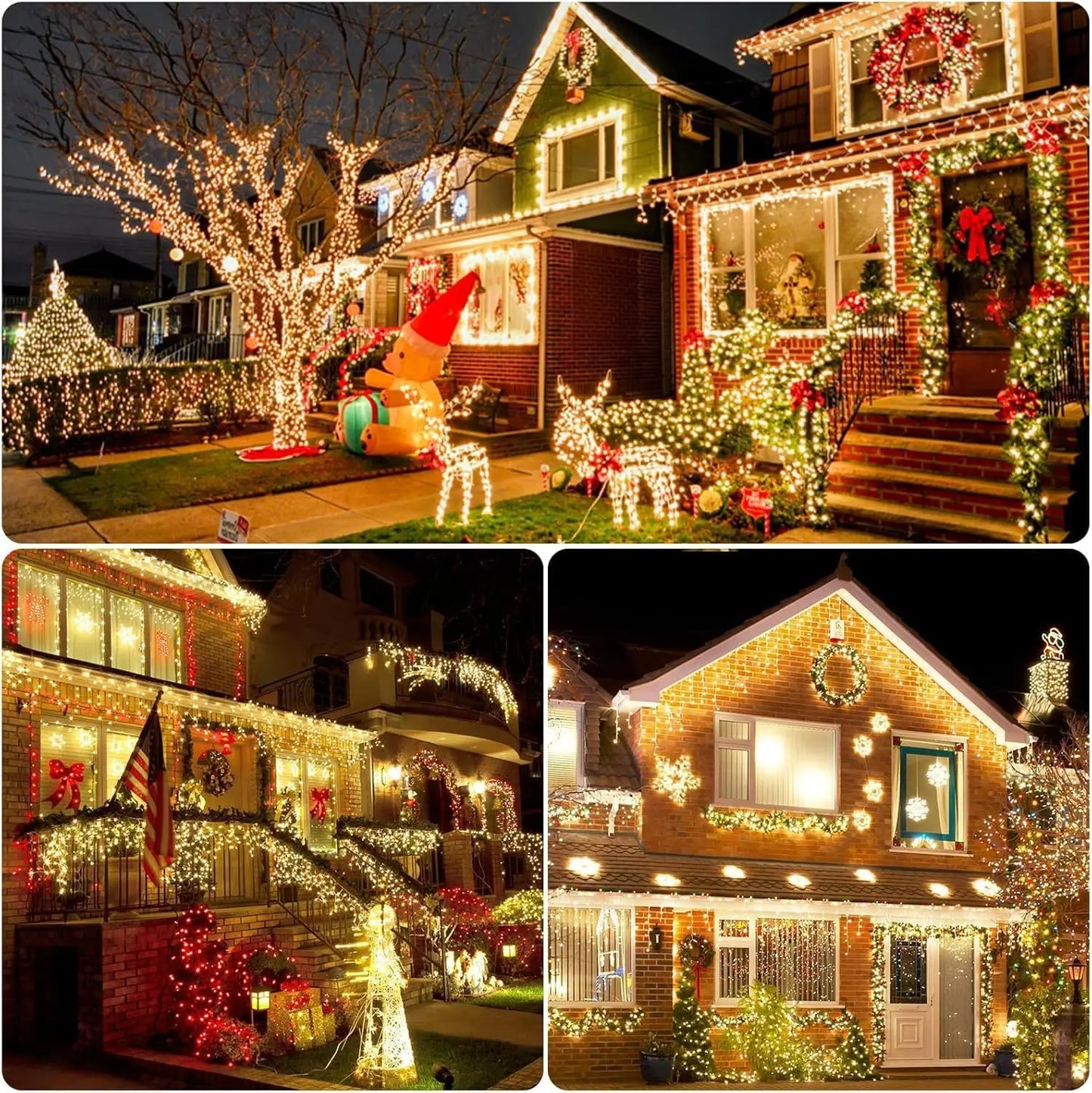 Solar LED String Lights Outdoor Waterproof Fairy Garden Lights