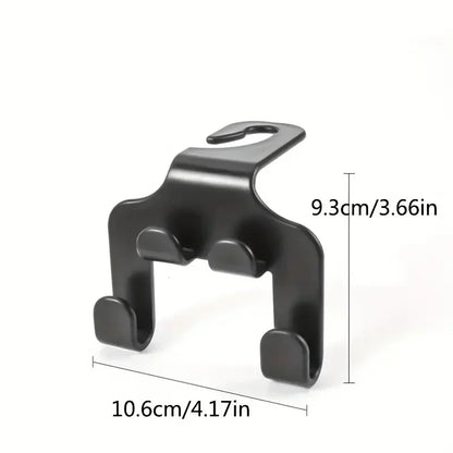 Car Headrest Hook – Back Seat Storage & Phone Holder