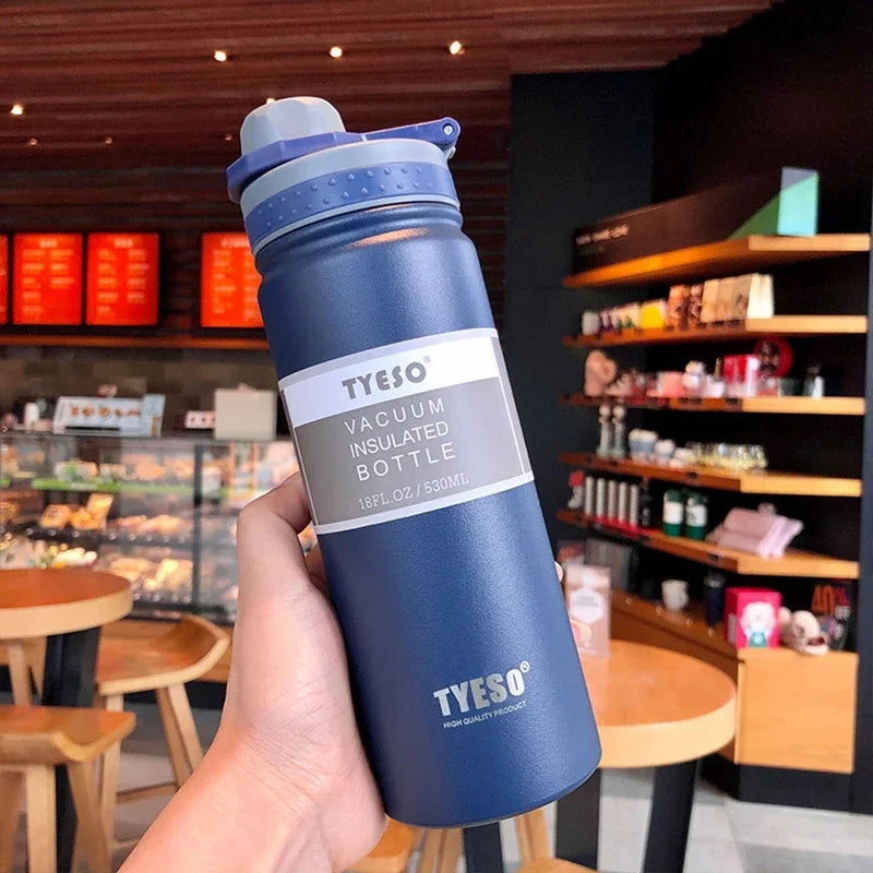 TYESO Vacuum Insulated Bottle 750ml Stainless Steel Travel Thermos
