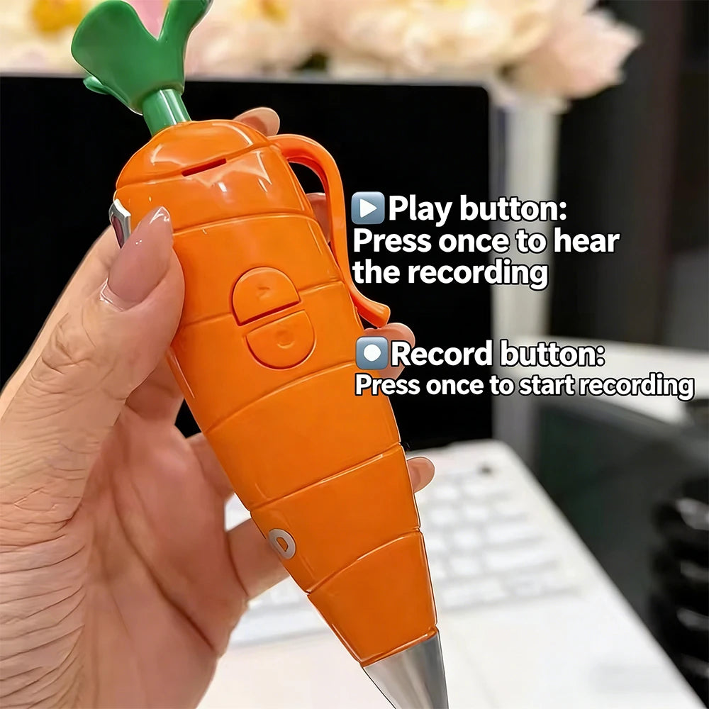 Disney Zootopia Judy Hopps Carrot-Shaped 2-in-1 Voice Recorder Ballpoint Pen