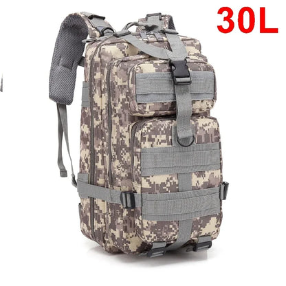 Tactical Backpack 30L & 50L – Military MOLLE Assault Pack for Hiking & Survival