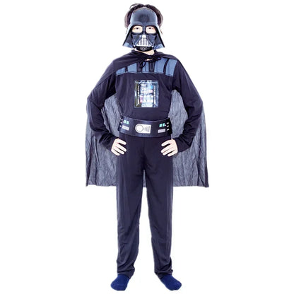 Kids Darth Vader Halloween Costume Set with Cape, Mask & Gloves