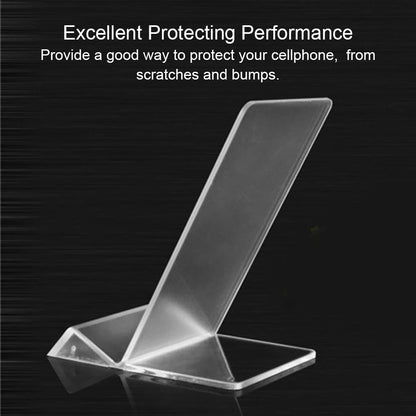 Clear Acrylic Phone Stand – Mini Portable Desktop Display Holder