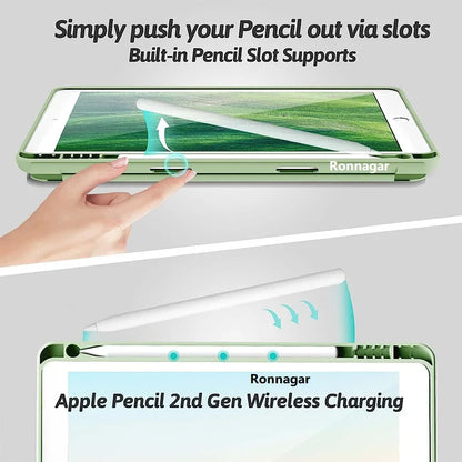 iPad Case with Pencil Holder – Tri-Fold Smart Cover for All Models