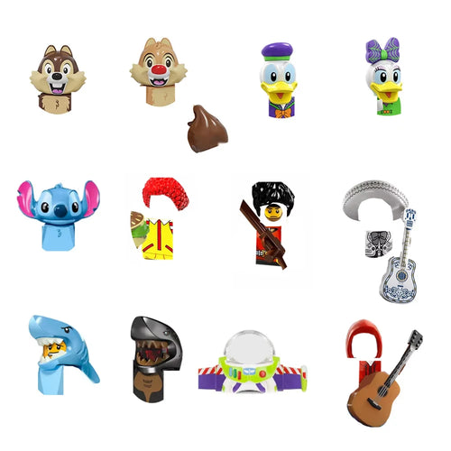Mini Building Blocks Character Model Set – 3D DIY Minifigure Toy