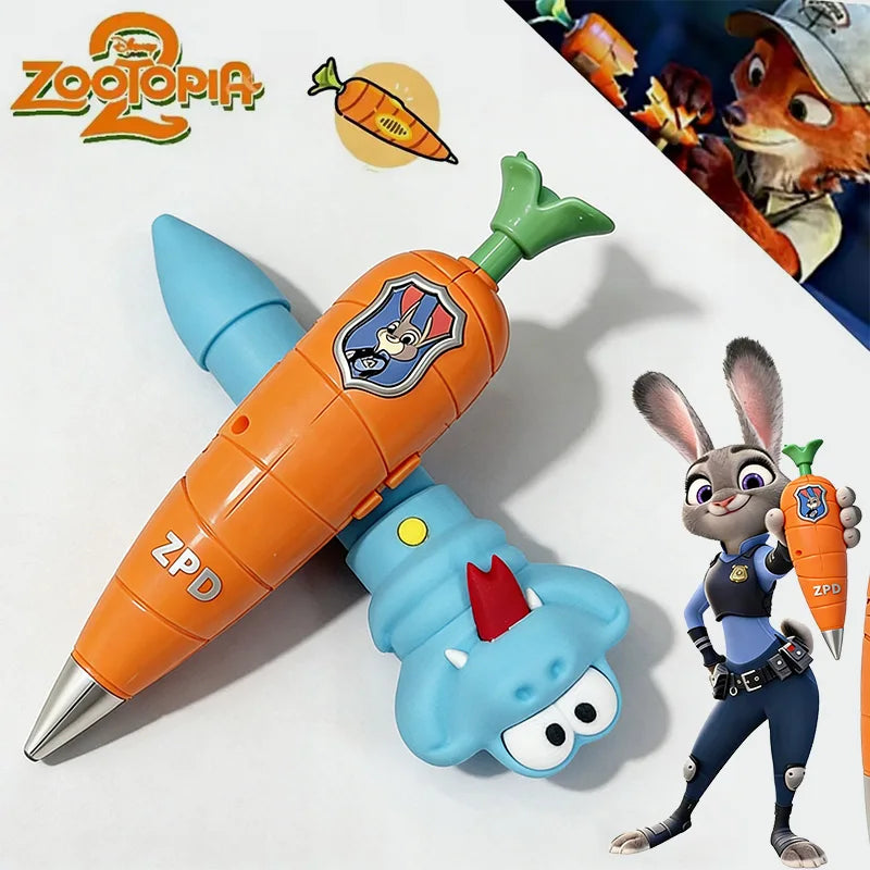 Disney Zootopia Judy Hopps Carrot-Shaped 2-in-1 Voice Recorder Ballpoint Pen