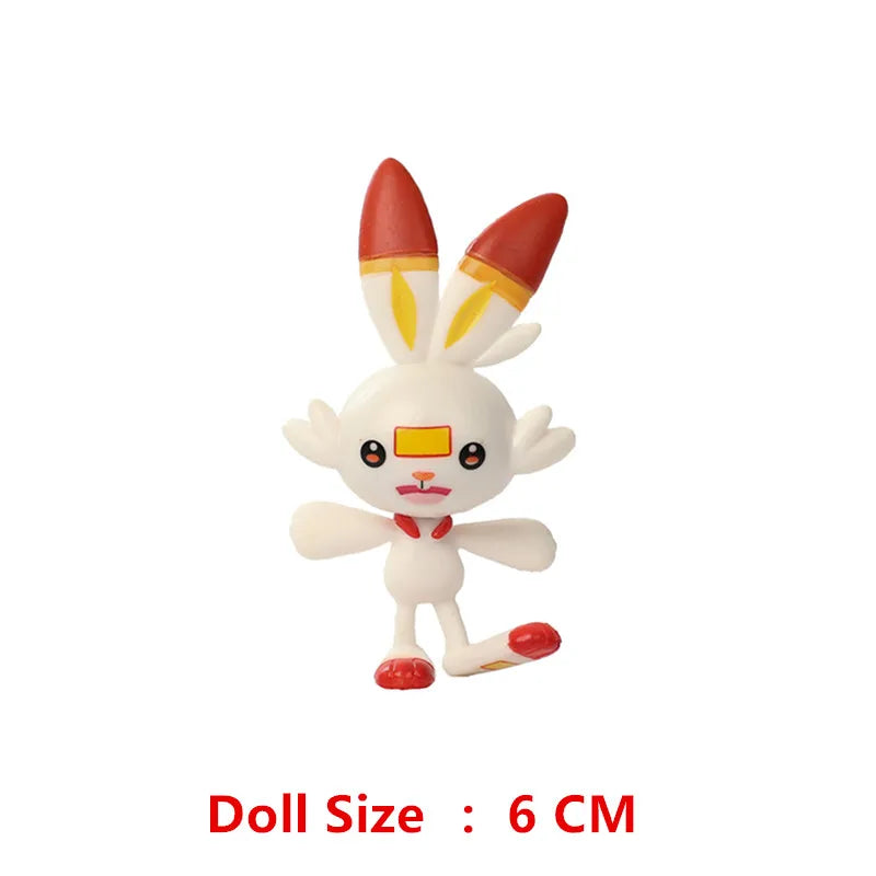 Pokémon Gengar Pikachu Eevee Greninja Mewtwo Action Figure Collection
