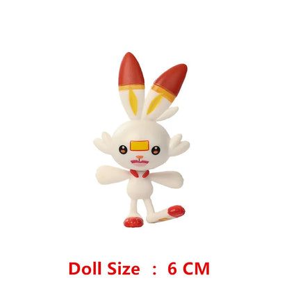 Pokémon Gengar Pikachu Eevee Greninja Mewtwo Action Figure Collection