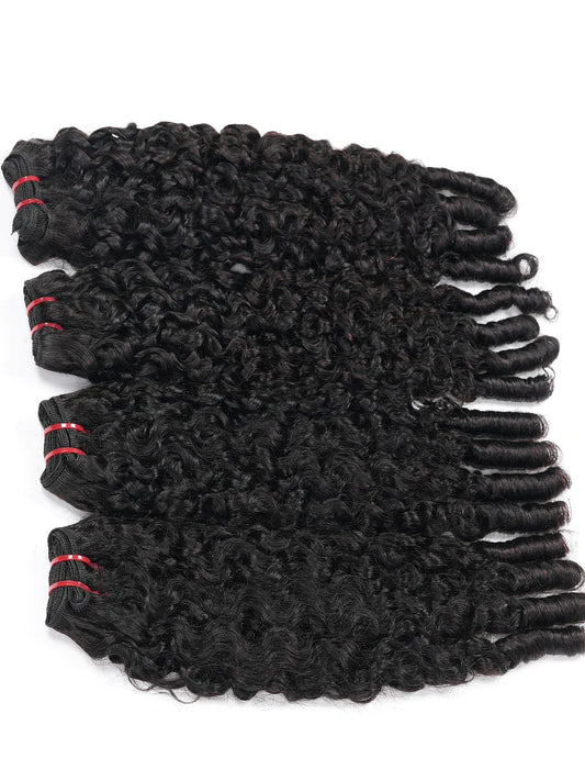 Raw Burmese Curly Hair Bundles – 100% Virgin Human Hair