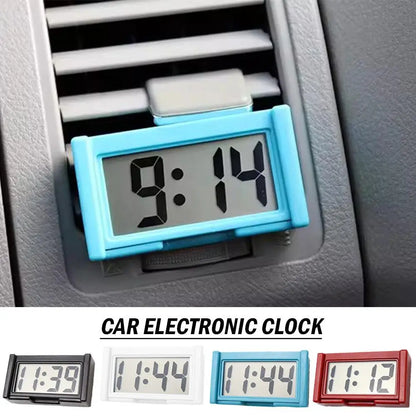 Mini Digital Clock for Car Dashboard – Large LCD Screen, Self-Adhesive