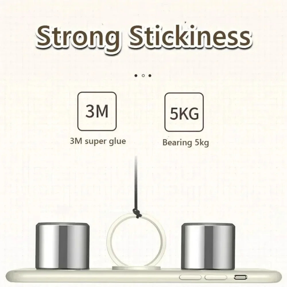 Ultra-Thin Phone Ring Holder 360° Rotating Finger Grip & Car Mount
