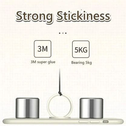 Ultra-Thin Phone Ring Holder 360° Rotating Finger Grip & Car Mount