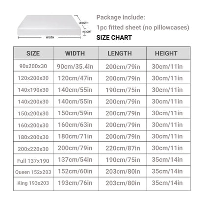 Waterproof Quilted Mattress Protector – Fitted Sheet Cover