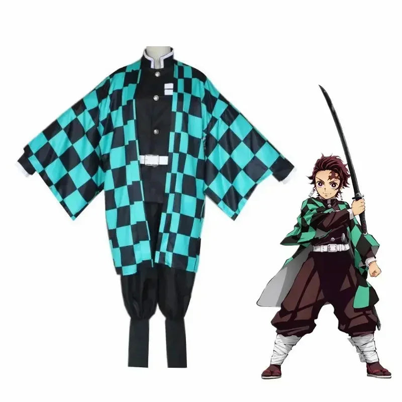 Tanjiro Kamado Cosplay Costume – Demon Slayer Uniform
